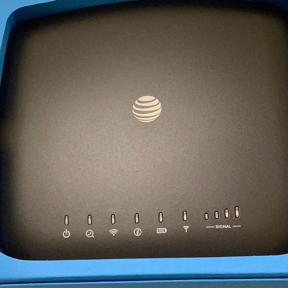 Black Wireless Router with Sleek Design and LED Indicators - Picture 2 of 8